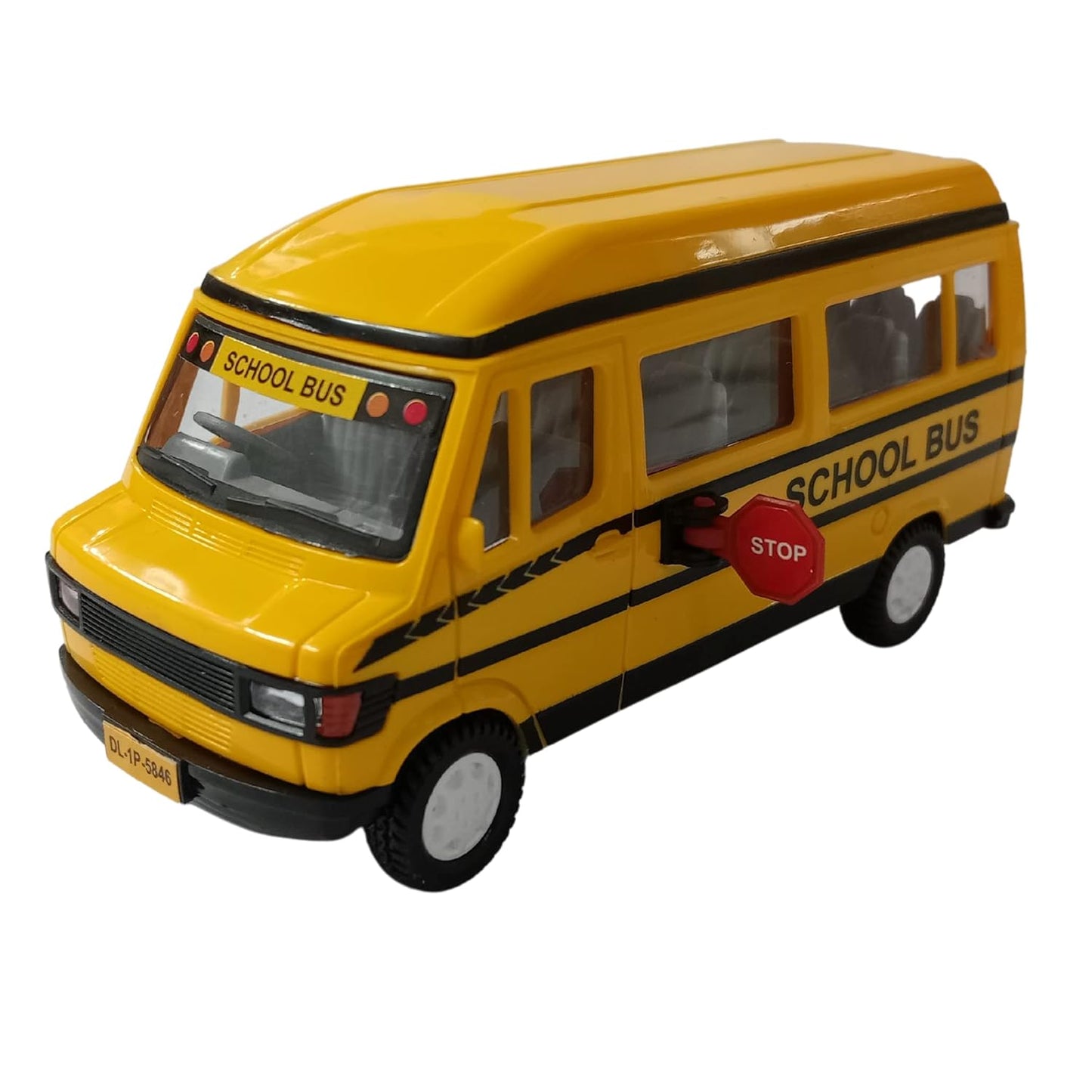Centy TMP Travel India Pull-Back Bus | Openable Tailgate City Bus Toy for Kids