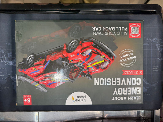 Energy Conversion Pull Back Series Blocks for Kids | STEM Learning Construction Toy Set