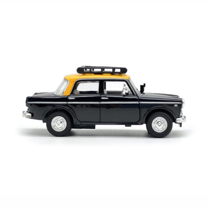 Bombay Ambassador Taxi – Pull-Back Car | Classic Indian Collectible Toy