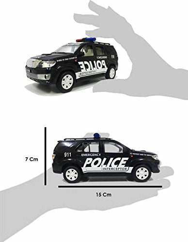 Police Interceptor Fortune – Pull-Back Police Car Toy for Kids | Durable Plastic | Centy
