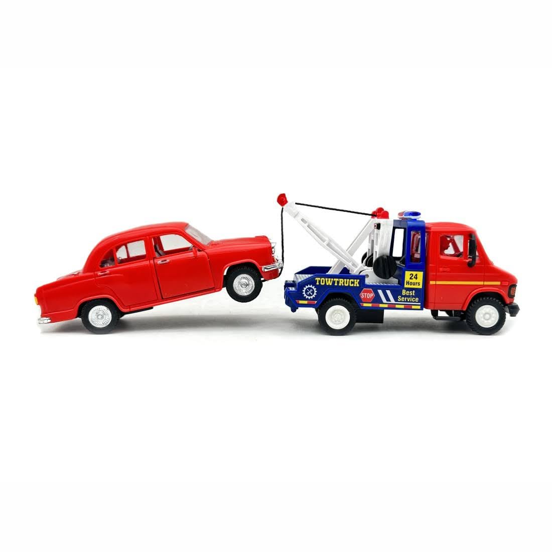 CENTY TUF 07 Tow Truck Pull Back Toy for 3Y+ Assorted Colours