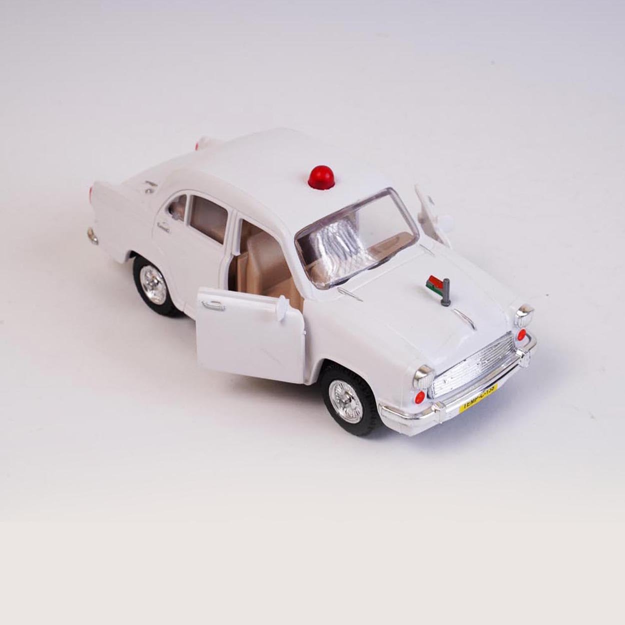 Centy Toys Plastic Vip Ambassador Toy Car, White, Kid