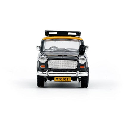 Bombay Ambassador Taxi – Pull-Back Car | Classic Indian Collectible Toy