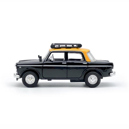 Bombay Ambassador Taxi – Pull-Back Car | Classic Indian Collectible Toy