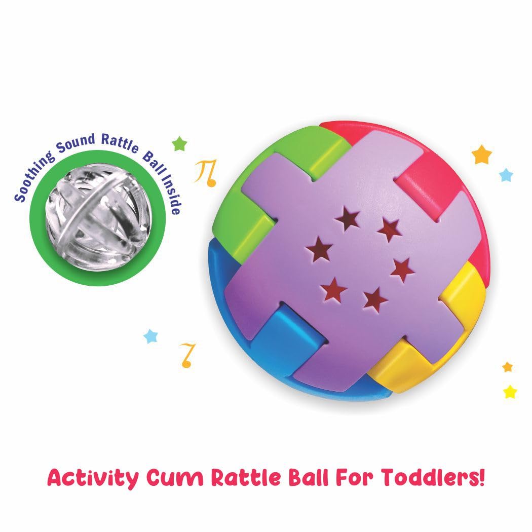 Kiddle’s Joy 4-in-1 Activity Set | Toddler Stacking, Sorting & Hammer Play