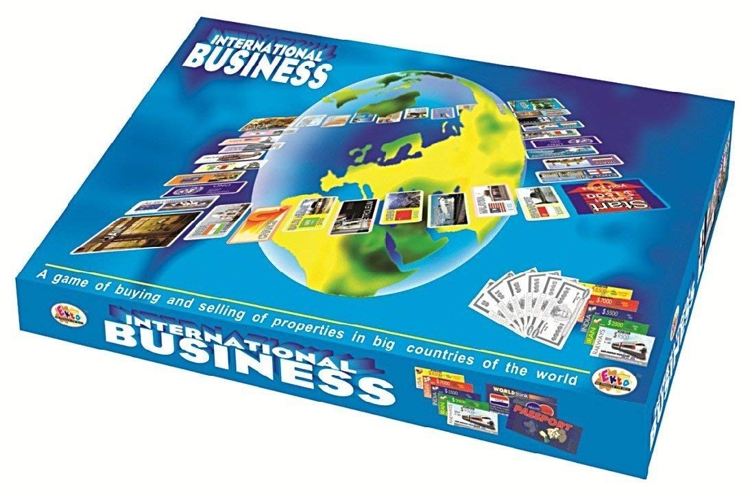 Ekta International Business Family Board Game (Plastic & Paper) | Classic World Trade Strategy Game