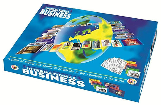 Ekta International Business Family Board Game (Plastic & Paper) | Classic World Trade Strategy Game