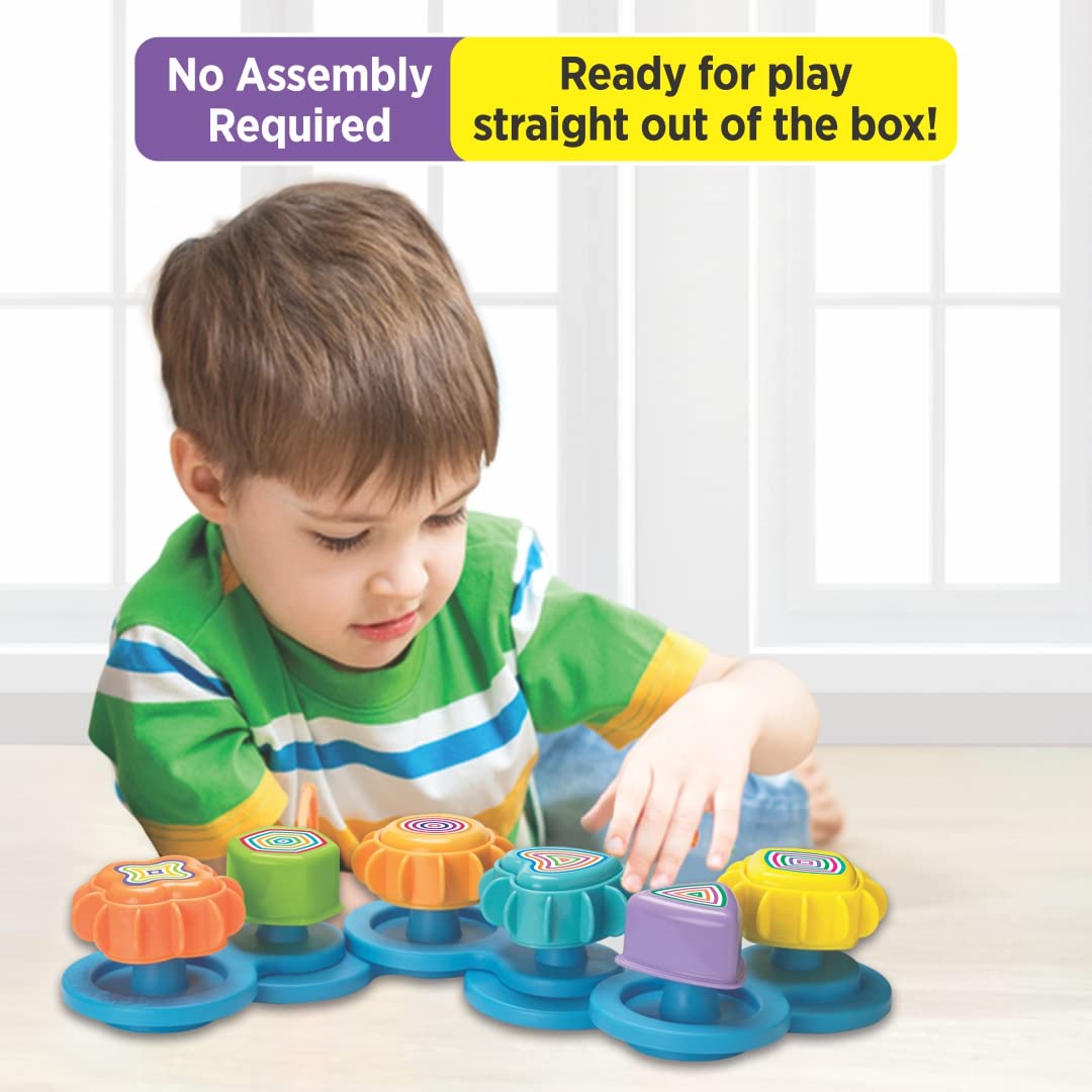 Spinning Joy – Shape & Gear Sorter | STEM Toddler Learning Toy