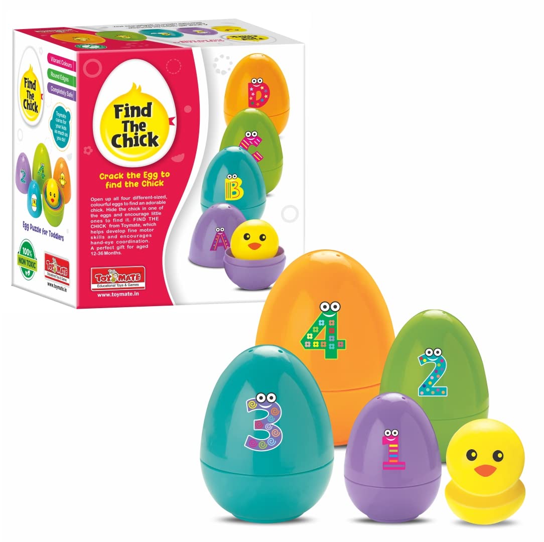 Find the Chick in Egg – Nesting Toy | Montessori Sorting & Matching Play