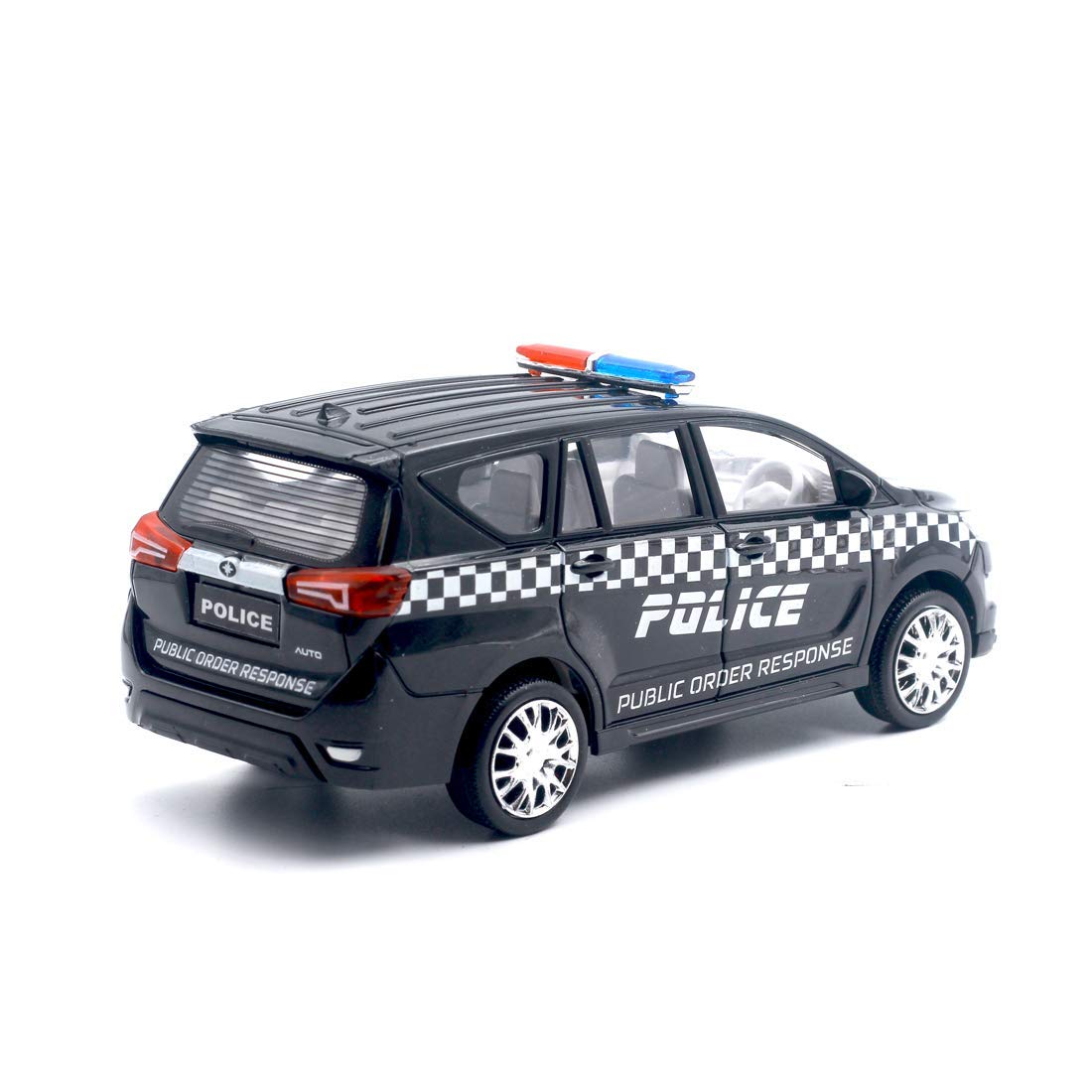 Centy Plastic Pull-Back Police Car – Miniature Patrol Vehicle with Realistic Graphics