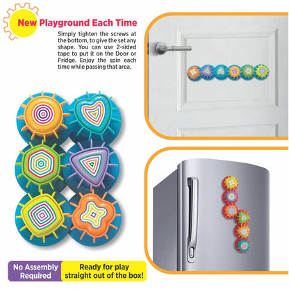 Spinning Joy – Shape & Gear Sorter | STEM Toddler Learning Toy