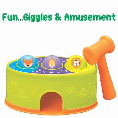 3 Strikes – Hammer Ball Pounding Bench | Toddler Motor Skill Activity Toy