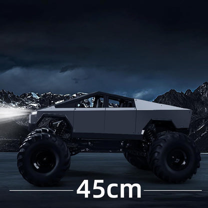 We Love Toys 1:8 Large 4WD RC Truck with Metal Shell – LED, Sound, & Climbing Off-Road Remote Control Car