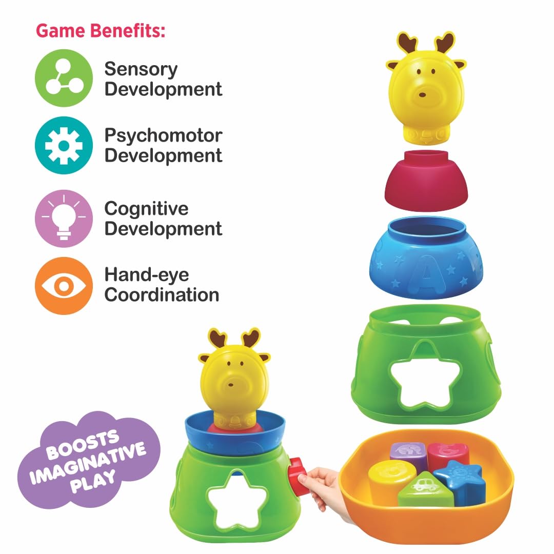 Kiddy’s Play World 6-in-1 Activity Set | Multi-Sensory Toddler Learning Toy