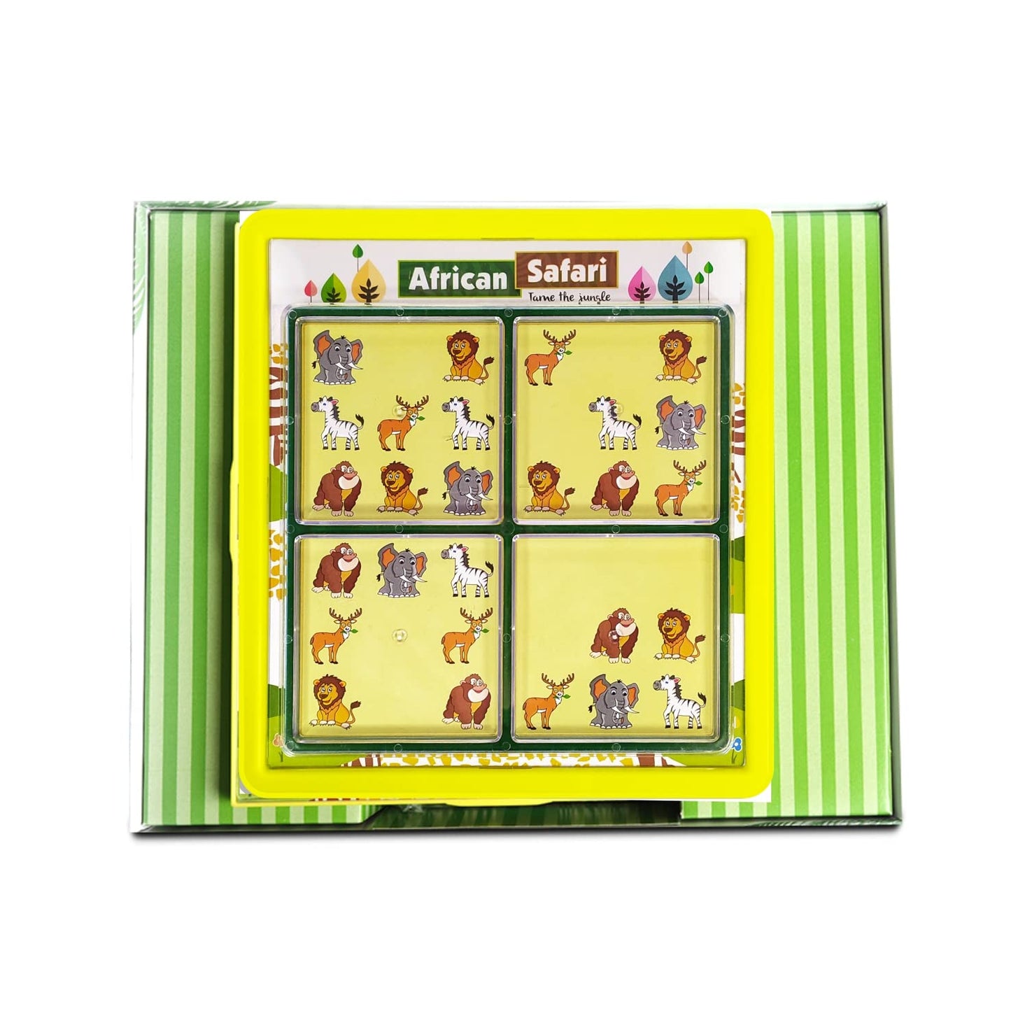 African Safari IQ Puzzle Challenge | 48 Brain-Teasing Animal Tile Games