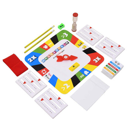 Folks Work Unscramble Board Game – Fast Word Challenge for Kids & Families (4 Players)