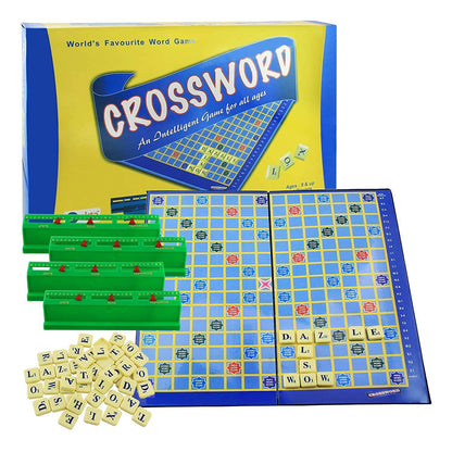 Ekta Crossword Game (Folding Board) | Portable Word-Building Family Game