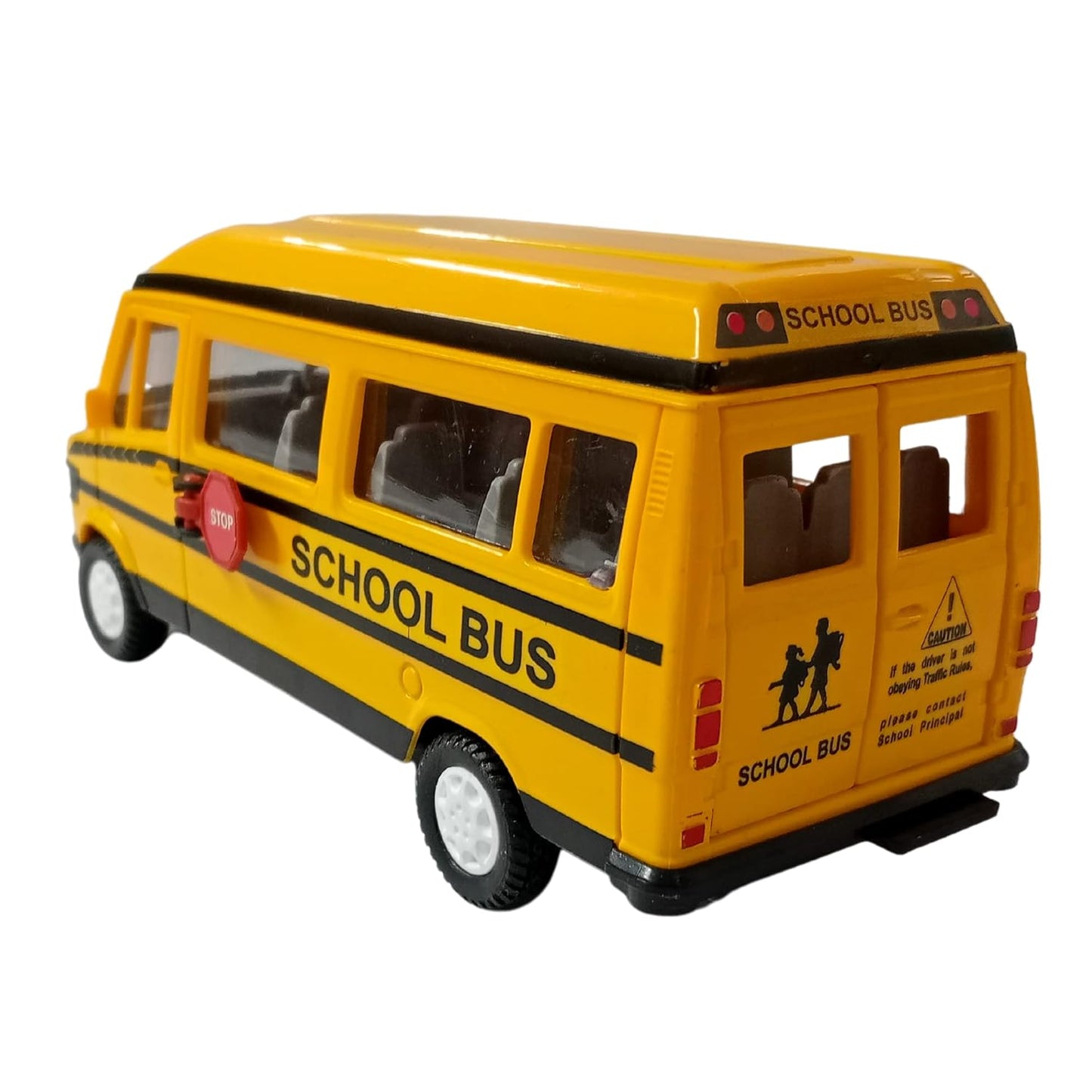 Centy TMP Travel India Pull-Back Bus | Openable Tailgate City Bus Toy for Kids