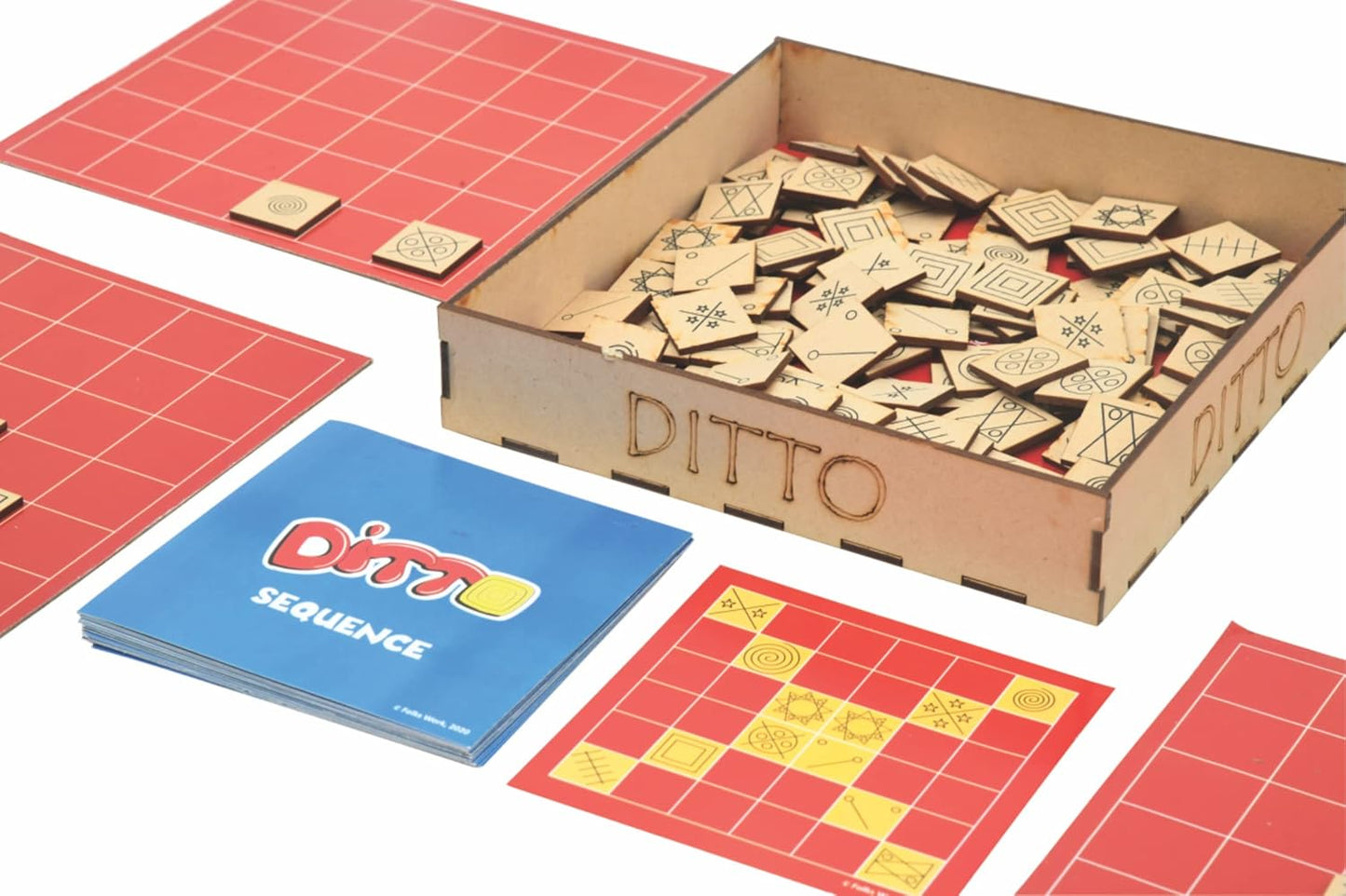 Folks Work Ditto Board Game – Fast-Paced Pattern Challenge for Kids & Families | Ages 5+