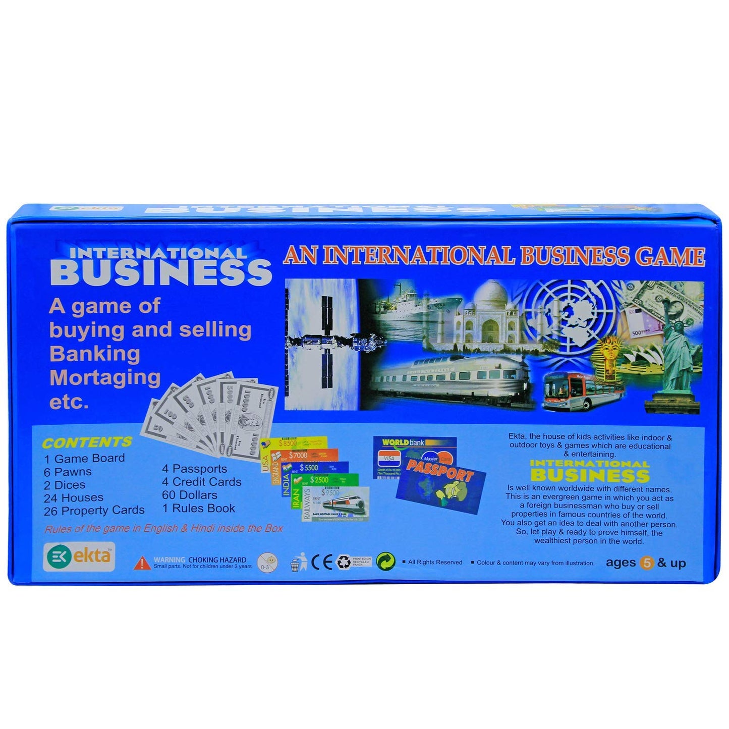 Friends Toys II Ekta International Business Board Game | Global Trade & Strategy Family Game