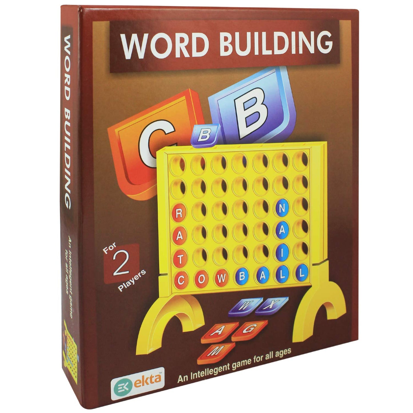Ekta Word Building Board Game | Educational Spelling & Vocabulary Toy for Kids (Travel Edition)
