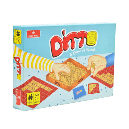 Folks Work Ditto Board Game – Fast-Paced Pattern Challenge for Kids & Families | Ages 5+