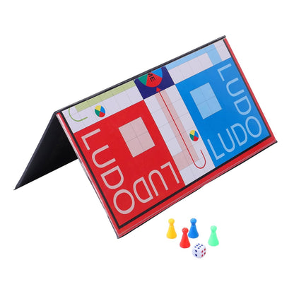 Ekta New Ludo Snakes & Ladders (Medium) | 2-in-1 Family Board Game