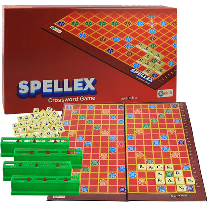 EKTA Spellex Crossword Board Game | Classic Word-Building Challenge