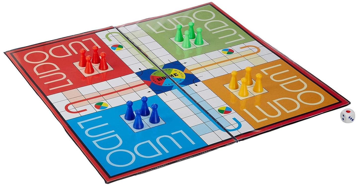Ekta Magnetic Ludo & Snakes ‘n’ Ladders | 2-in-1 Travel-Friendly Board Game Set for Families