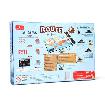 Folks Work Route Air Travel Board Game – Educational Geography & Strategy Game for Kids & Families
