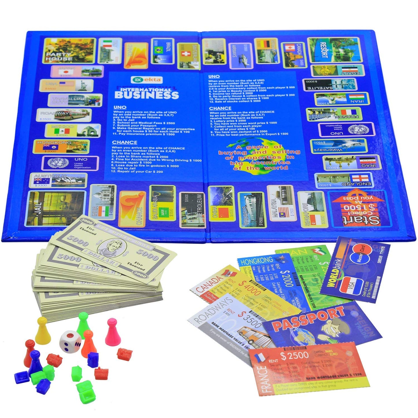 Friends Toys II Ekta International Business Board Game | Global Trade & Strategy Family Game
