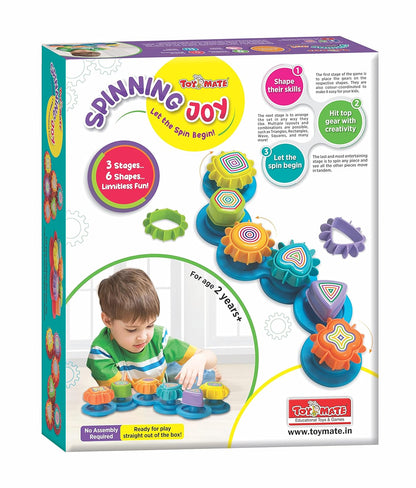Spinning Joy – Shape & Gear Sorter | STEM Toddler Learning Toy