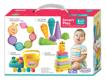 Smart Play 4-in-1 Gift Set | Toddler Shape Sorting & Pretend Play Toy
