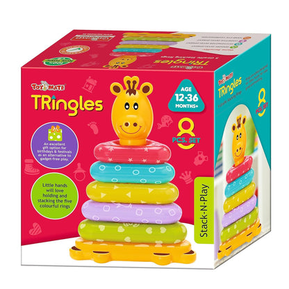TRingles – Triangle Stacking Rings | Toddler Shape & Motor Skill Toy