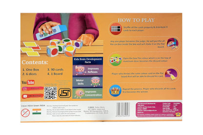 Folks Work Kayo Board Game – Dice & Card Tabletop Strategy Game for Kids & Families