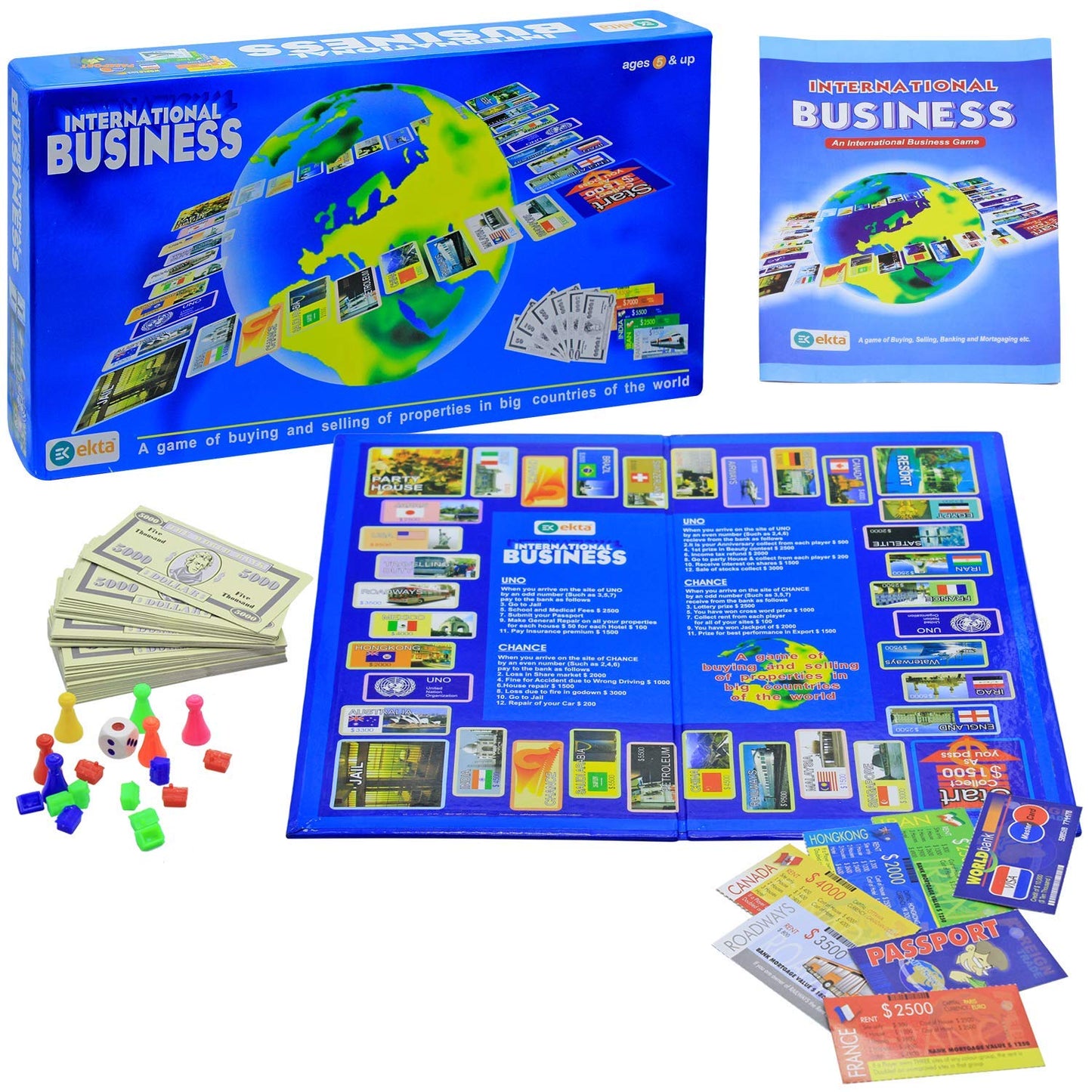 Friends Toys II Ekta International Business Board Game | Global Trade & Strategy Family Game