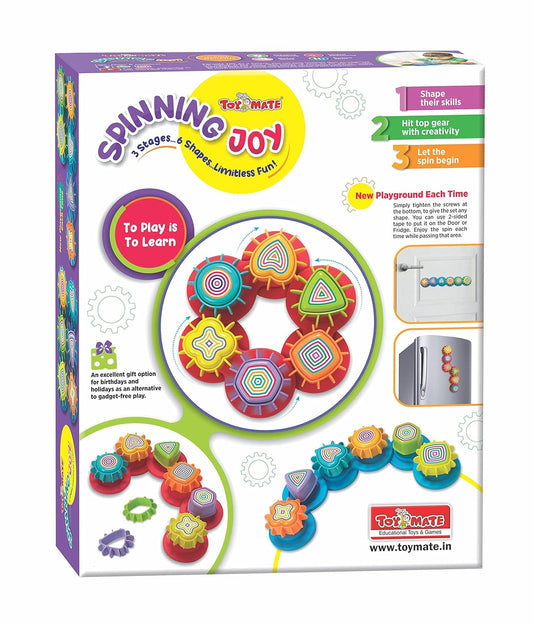 Spinning Joy – Shape & Gear Sorter | STEM Toddler Learning Toy