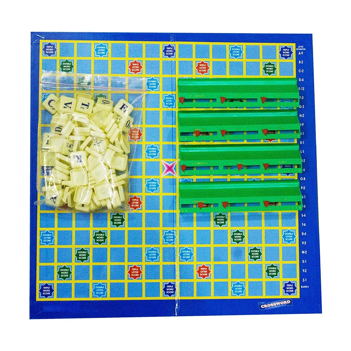 Ekta Crossword Game (Folding Board) | Portable Word-Building Family Game