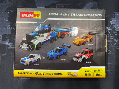 Torque GY Sports Car Building Blocks Set | 150-Piece Construction Toy for Kids 6+