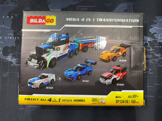 Torque GY Sports Car Building Blocks Set | 150-Piece Construction Toy for Kids 6+